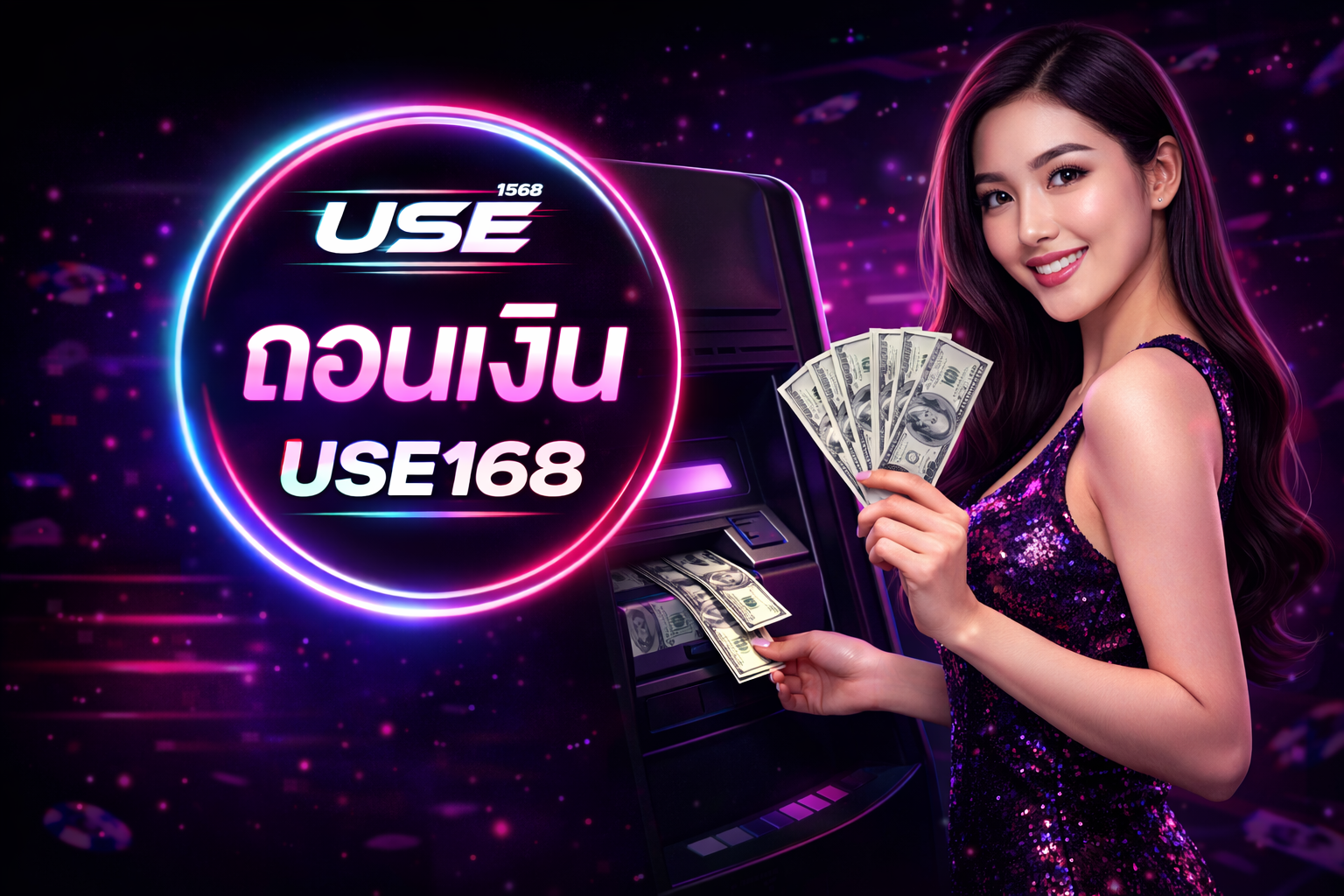 ถอนเงิน USE168